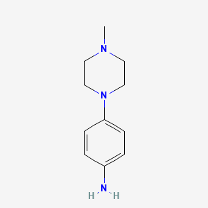Molecular structure of 4-(4-Methylpiperazino)aniline