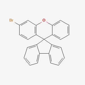 Molecular structure of 3-bromospirofluorene-9,9-xanthene