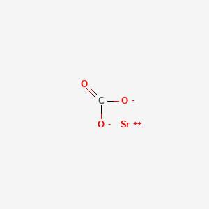 Molecular structure of Strontium carbonate