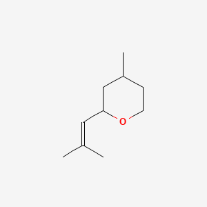 Molecular structure of Rose oxide