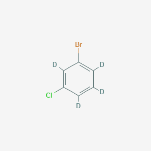 Molecular structure of 3-Chlorobromobenzene-2,4,5,6-d4