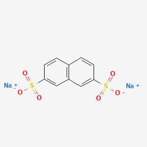 Molecular structure of 2,7-Naphthalenedisulfonic acid disodium salt