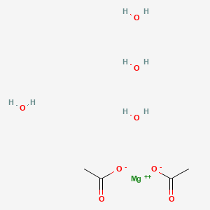 Molecular structure of Magnesium acetate tetrahydrate