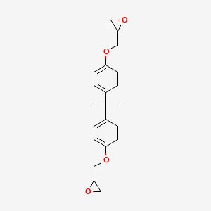 Molecular structure of Bisphenol A diglycidyl ether