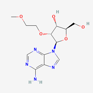 Molecular structure of 2-O-(2-Methoxyethyl)adenosine