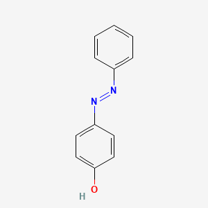 Molecular structure of 4-Hydroxyazobenzene