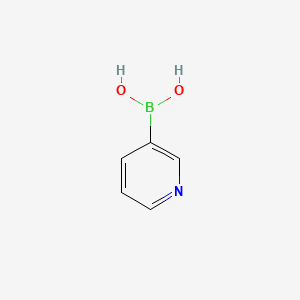 Molecular structure of 3-Pyridylboronic acid