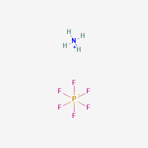 Molecular structure of Ammonium hexafluorophosphate
