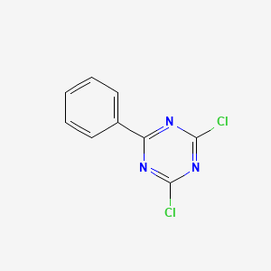 Molecular structure of 2,4-Dichloro-6-phenyl-1,3,5-triazine