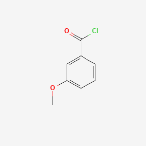 Molecular structure of 3-Methoxybenzoyl chloride