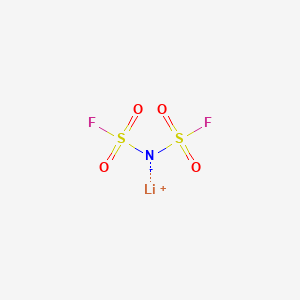 Molecular structure of LiFSI (Lithium Bisfluorosulfonimide)