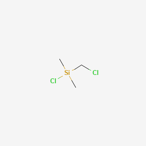 Molecular structure of Chloro(chloromethyl)dimethylsilane