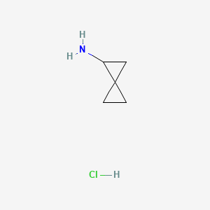 Molecular structure of Spiro[2.2]pent-1-ylamine hydrochloride