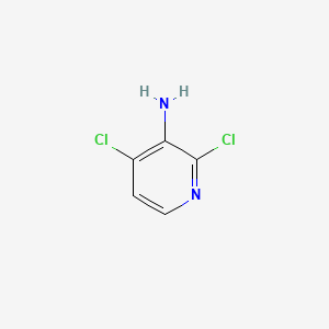 Molecular structure of 3-Amino-2,4-dichloropyridine