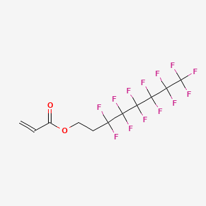 Molecular structure of 1H,1H,2H,2H-Perfluorooctyl acrylate