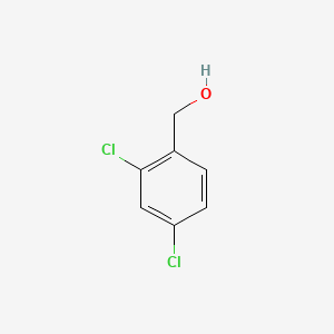 Molecular structure of 2,4-Dichlorobenzyl alcohol