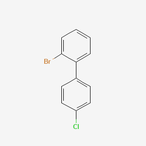Molecular structure of 2-Bromo-4′-chloro-1,1′-biphenyl