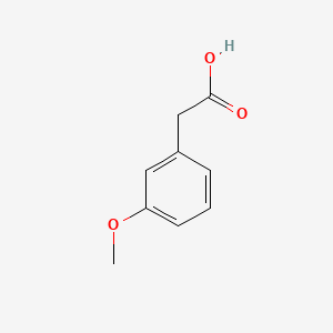Molecular structure of 3-Methoxyphenylacetic acid