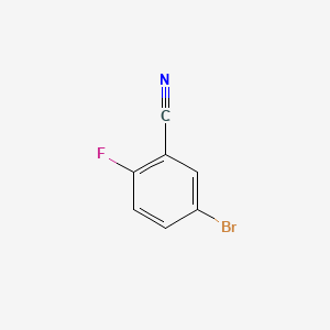 Molecular structure of 5-Bromo-2-fluorobenzonitrile