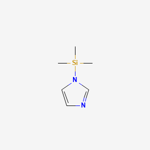 Molecular structure of N-(Trimethylsilyl)imidazole
