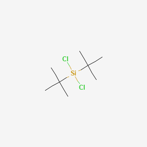 Molecular structure of Di-tert-butyl(dichloro)silane