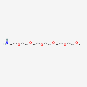 Molecular structure of 3,6,9,12,15,18-Hexaoxanonadecan-1-amine