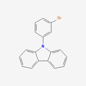 Molecular structure of N-(3-Bromophenyl)carbazole