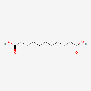 Molecular structure of Undecanedioic acid