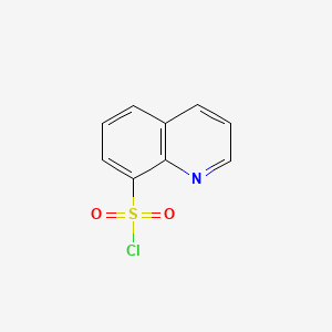 Molecular structure of 8-Quinolinesulfonyl chloride