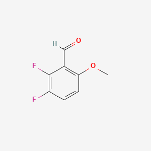 Molecular structure of 2,3-Difluoro-6-methoxybenzaldehyde