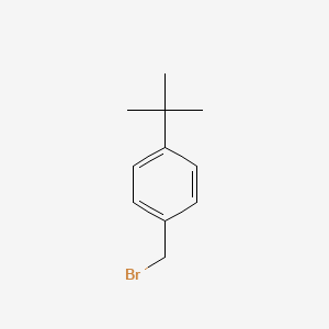 Molecular structure of 4-tert-Butylbenzyl bromide