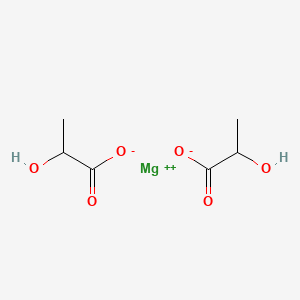 Molecular structure of Magnesium L-lactate trihydrate