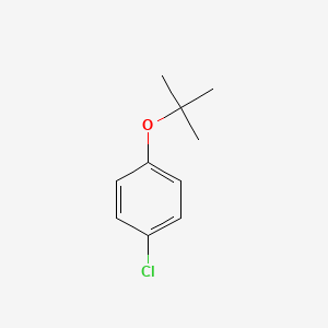 Molecular structure of 1-tert-Butoxy-4-chlorobenzene