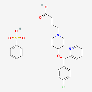 Molecular structure of Bepotastine besilate