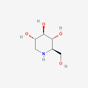 Molecular structure of 1-Deoxynojirimycin