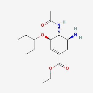 Molecular structure of Oseltamivir