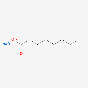 Molecular structure of Sodium octanoate