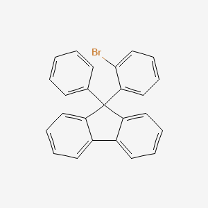Molecular structure of 9-(2-BroMo-phenyl)-9-phenyl-9H-fluorene