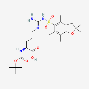 Molecular structure of Boc-Arg(Pbf)-OH
