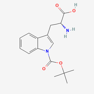 Molecular structure of H-D-Trp(Boc)-OH
