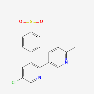 Molecular structure of Etoricoxib