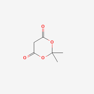 Molecular structure of 2,2-Dimethyl-1,3-dioxane-4,6-dione