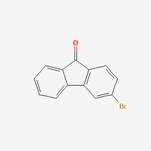 Molecular structure of 3-bromo-9H-fluoren-9-one