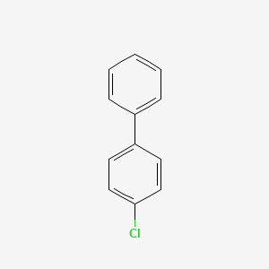 Molecular structure of 4-Chlorobiphenyl