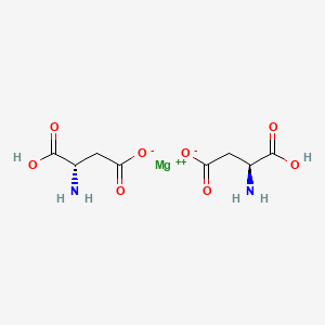 Molecular structure of Magnesium dihydrogen di-L-aspartate