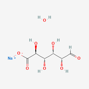 Molecular structure of D-Glucuronic acid sodium salt monohydrate