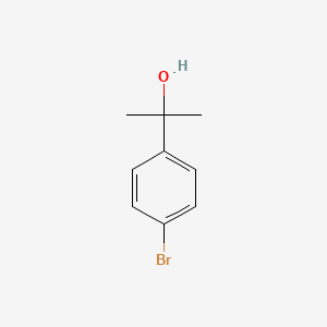 Molecular structure of 2-(4-bromophenyl)propan-2-ol
