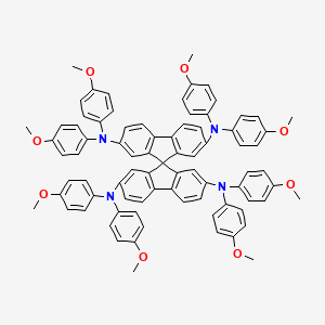 Molecular structure of Spiro MeOTAD