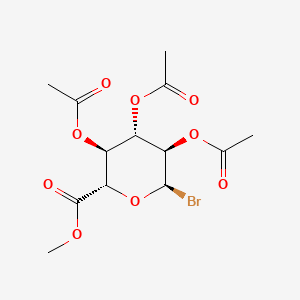Molecular structure of Methyl acetobromo-alpha-D-glucuronate