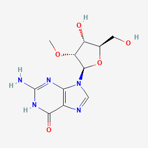 Molecular structure of 2-O-Methylguanosine